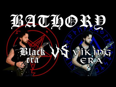 Bathory  - Black era VS Viking era (guitar cover)