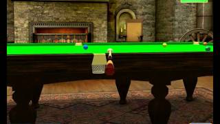 Virtual Pool 4 Online - snooker jump shot at 00:45 + unreal blue on 3:00