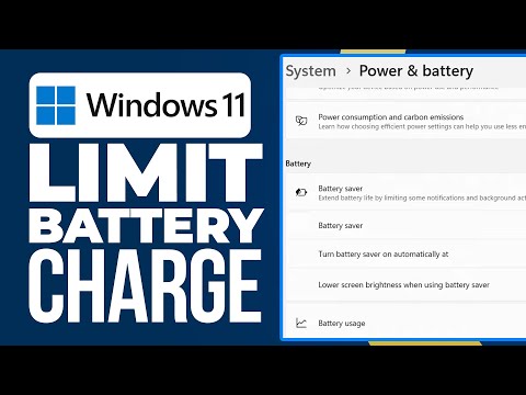 How to Limit Battery Charge in Windows 11 [Tutorial]