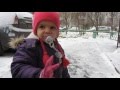 Первый снег в жизни Катерины First real snow in Katherina's life 15.11 ...