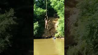 preview picture of video 'Georgia Tallapoosa Rope Swing'