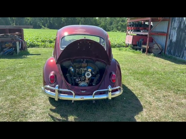 65 VW BEETLE 1300 SENIOR OWNER NORUST REBUILT MOTOR RUN/DRIVE A1 in Classic Cars in Brantford