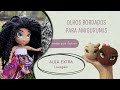 AULA EXTRA Lavagem Curso De Olhos Em Yarn Quilling Para Amigurumis Olhos Bordados DESTRAS