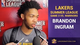 Brandon Ingram On Adjusting To NBA Game, Pace Of Play by Lakers Nation