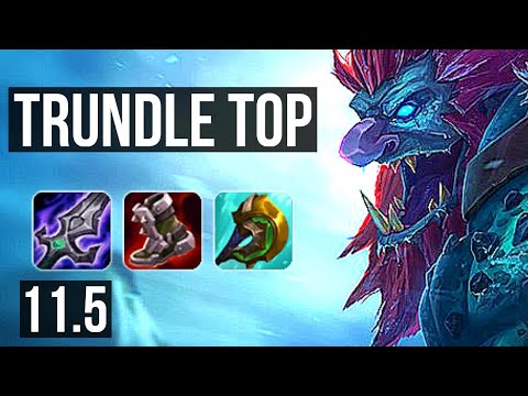 TRUNDLE vs RENEKTON (TOP) (DEFEAT) | Rank 2 Trundle, 1.1M mastery | TR Grandmaster | v11.5