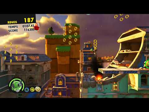 182   Walkthrough FR l Sonic Forces l Missions de Sauvetage 21 Bleu Park Avenue   City