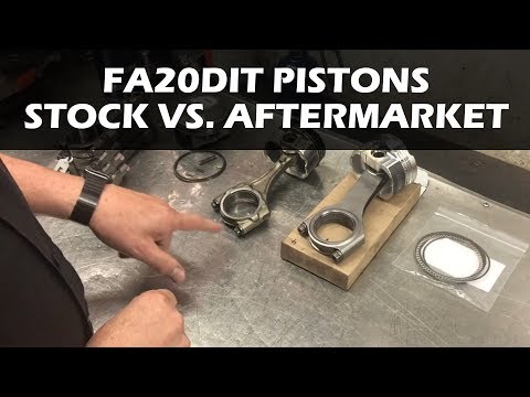FA20DIT Piston & Rod - OEM vs. Aftermarket & Comparison to EJ