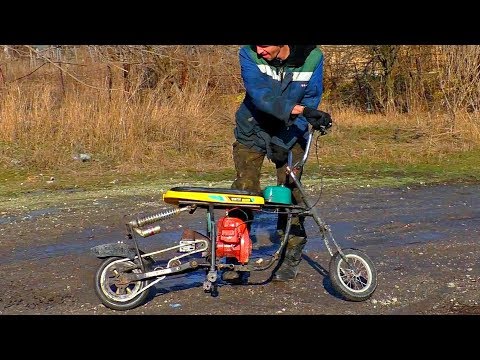 Своими руками: мопед из бензопилы