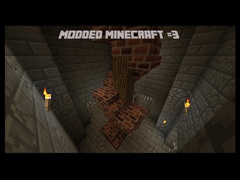 Let´s Play Modded Minecraft (1.12.2) #3: Dungeon Erkundung auf der Suche nach Aluminium!