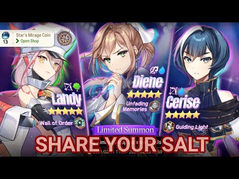 Epic Seven - Limited Group Summon - Diene, Cerise, Landy - Let's Hunt Guiding Light