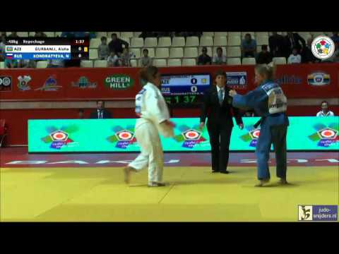 Judo 2014 Grand Slam Baku: Gurbanli (AZE) - Kondratyeva (RUS) [-48kg] rep