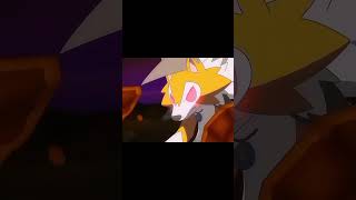 🔥Ash x Lycanroc in Alola ..☠️🔥 #pokemon2 #ashvsleon #pikachucake #greninjash #movienight #shorts