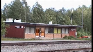 preview picture of video 'Juna-asema, Viekki, Lieksa (Video -90 luvulta)'