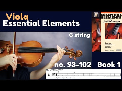 [Essential Elements Viola] Book 1. no. 93-102