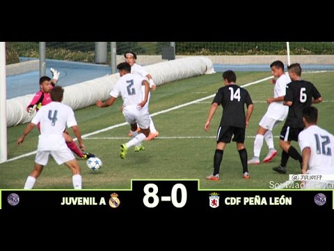Real Madrid Juvenil A vs. CDF Peña León , Sept. 5, 2015, goals