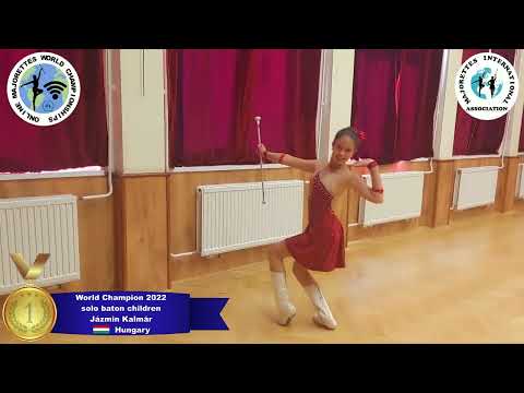 solo baton children - World Champion 2022 - Jázmin Kalmár