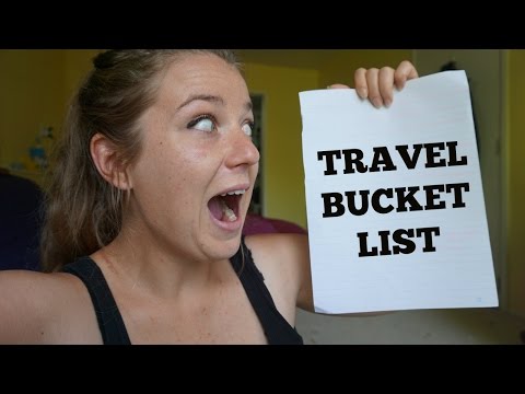 2016 TRAVEL BUCKET LIST & WORK GOALS!!