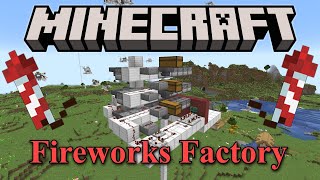 Minecraft: Fireworks Factory & Launcher! [Tutorial]