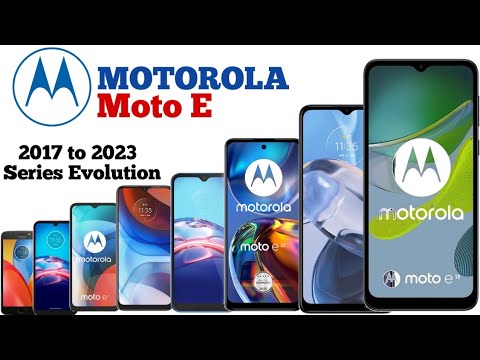 Motorola Moto E series Evolution /#Mobileseries
