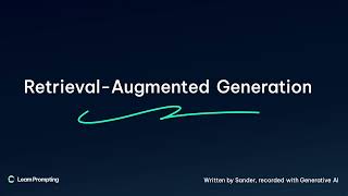 Course: Introduction to Retrieval-Augmented Generation (RAG)