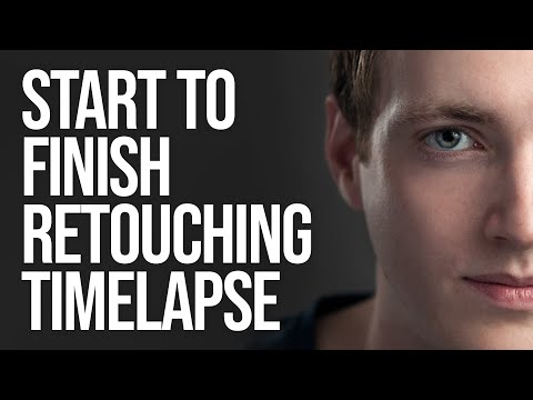 Headshot Retouching Timelapse