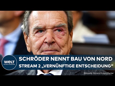 DEUTSCHLAND: Ex-Kanzler Gerhard Schröder verteidigt Bau von Nord Stream 2!