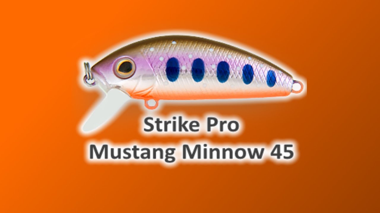 Вiдео Воблер Strike Pro Mustang Minnow 45