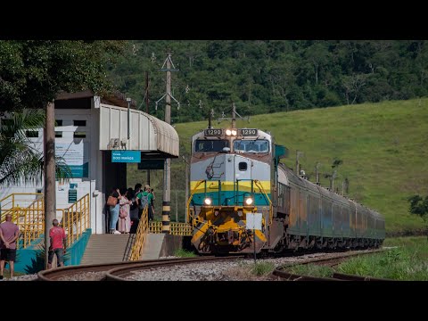 CONHEÇA O TREM DE PASSAGEIROS DA VALE  , ESTRADA DE FERRO VITÓRIA A MINAS .