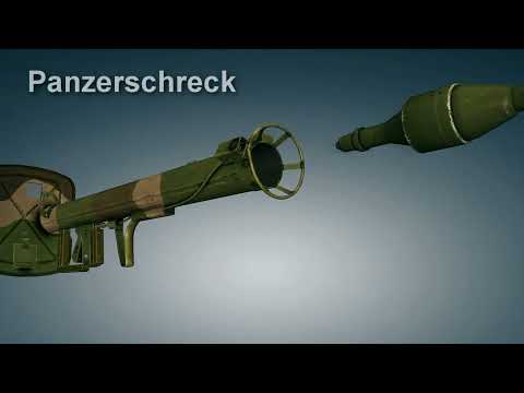 Panzerschreck German anti-tank rocket launcher | 3dGun
