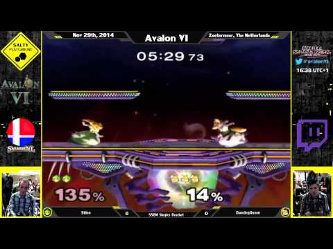 Avalon VI - Shino (Peach) Vs. DancingQueen (Fox) - SSBM Singles Winners Bracket R3