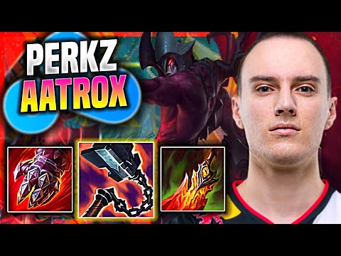 PERKZ PICKS AATROX WITH NEW ITEMS! - C9 Perkz Plays Aatrox TOP vs Irelia! | SoloQ Patch 11 1