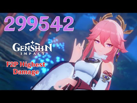 F2P Yae Miko Highest Damage + Team Build