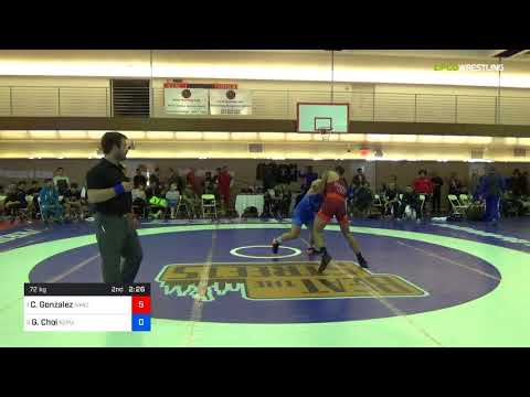 2018 Bill Farrell Memorial International/Greco Roman 72 Semi-Finals - Chris Gonzalez (NYAC) Vs. Gi