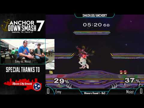 ADS7 - Melee Singles - emy (Fox) VS Moist (Falcon) - Winners Round 1