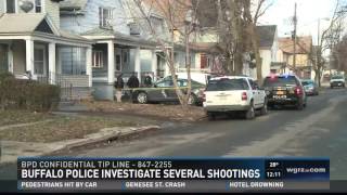 Violent morning in the city of Buffalo New York