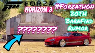 #Forzathon - 20th Barn Find Rumor Doing This For The Fans Challenges Forza Horizon 3