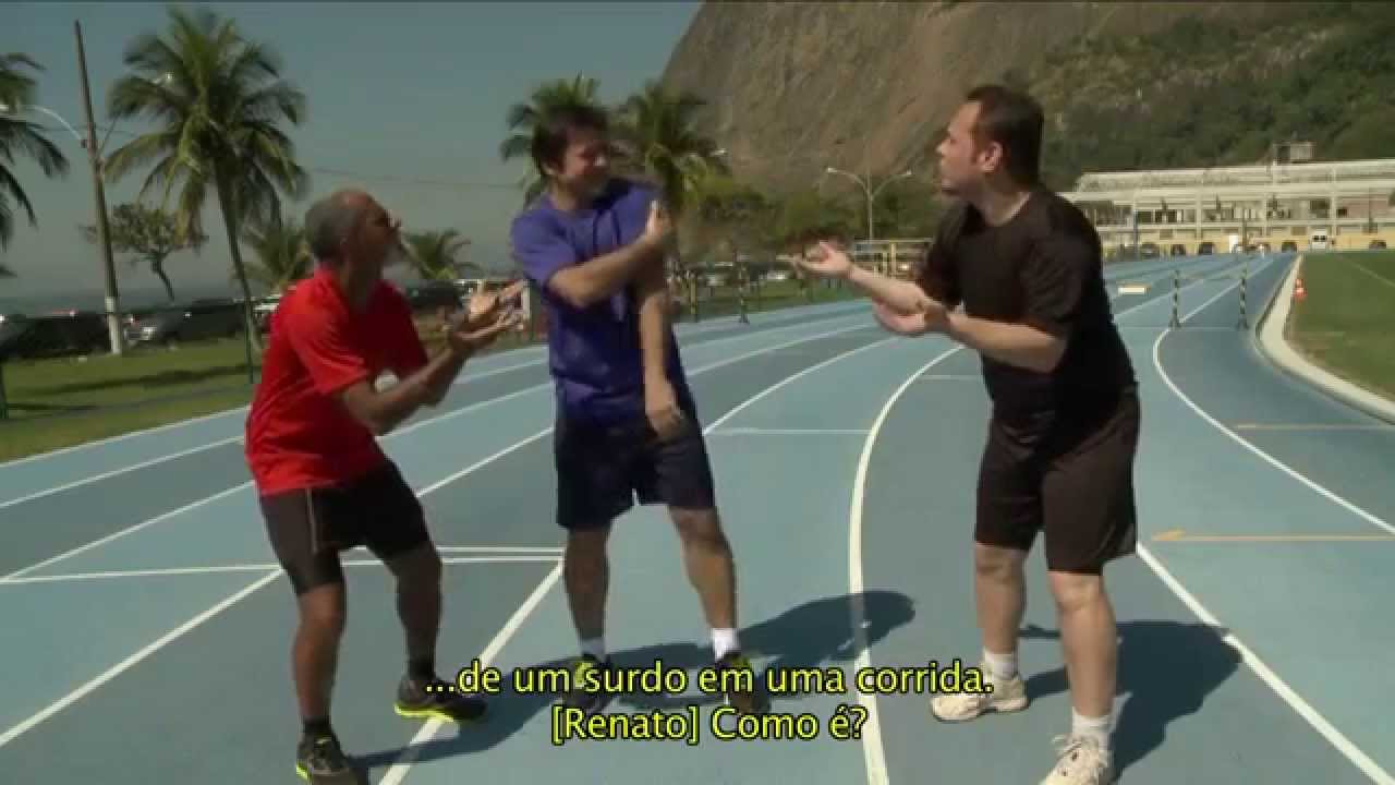 TV INES - Piadas em LIBRAS: Corrida