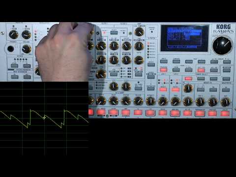 Korg Radias Wavefolding Suboscillator Advanced  Sound Creation Tutorial
