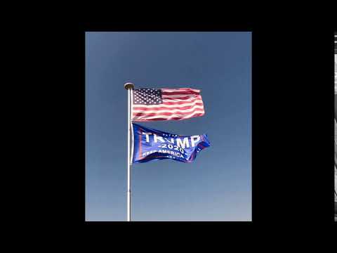 2020 08 29 American and Trump Flags - Cut 2
