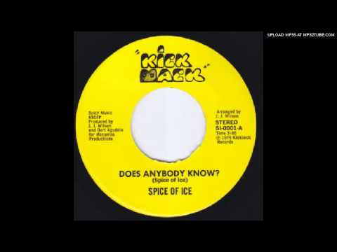 Spice Of Ice - Does Anybody Know - KICKBACK - modern soul