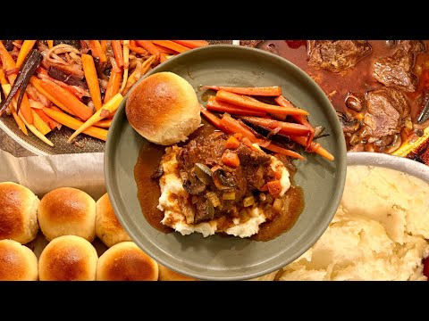 Beef Bourguignon Recipe: Classic French Stew with Creamy Mashed Potatoes & Homemade Sourdough Rolls