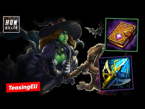 HoN Wretched Hag GRIMOIRE OF POWER with STAFF OF THE MASTER