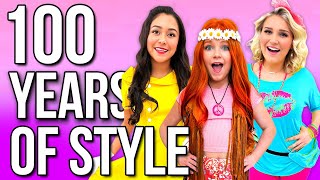 10 SiSTER’s Go BACK IN TIME 100 Years!! 🛍️👗