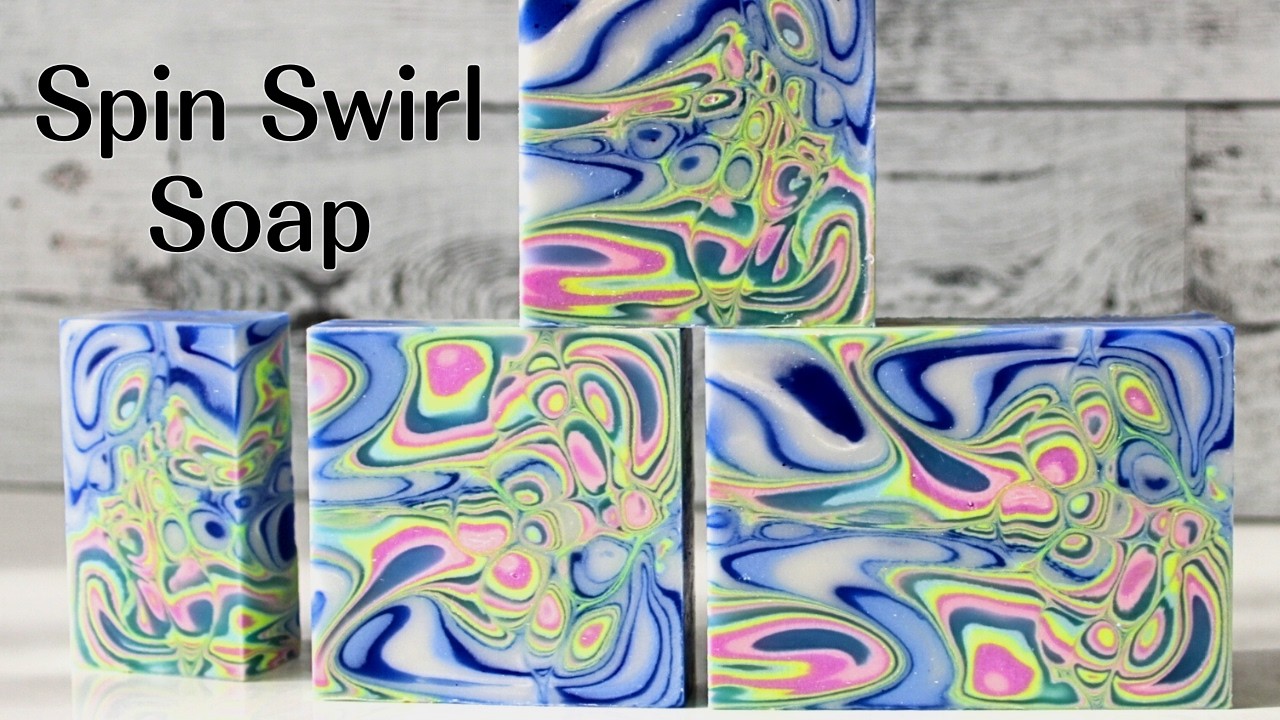Spin swirl and pull-through Soap Making - Soap Challenge Club