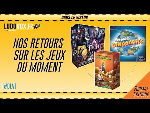[#DLV] LES JEUX DU MOMENT 🔥 : Meeple Hope + Gods Love Dinosaurs + Twisted Fables