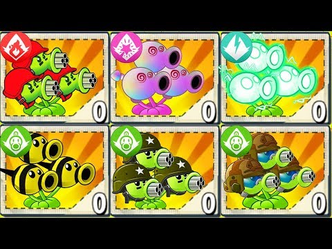 All Pea LEVEL 999999 Vs Jurassic Marsh Final Boss Fight! in Plants vs Zombies 2 Gameplay