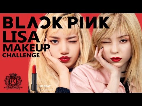 挑戰 BlackPink Lisa 妝容 (Feat. 香格拉) | #Youtuber大改造 | RIckyKAZAF