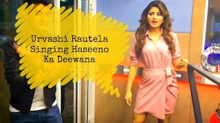 Urvashi Rautela Singing Haseeno Ka Deewana From Kaabil | OakShow