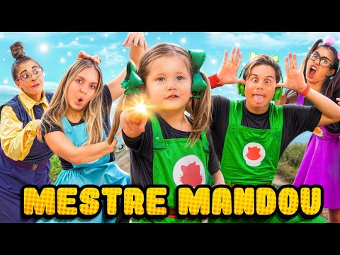 BEBÊ SARA e o Feitiço MESTRE MANDOU + Música 🎵 Mestre Mandou 🎵