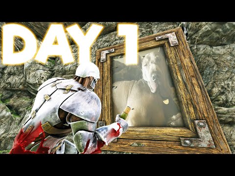 Day 1 Claiming My MODDED DROP CAVE - ARK PVP